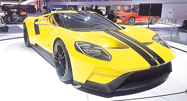 El superdeportivo de Ford es uno de los más espectaculares del Salón de San Pablo.