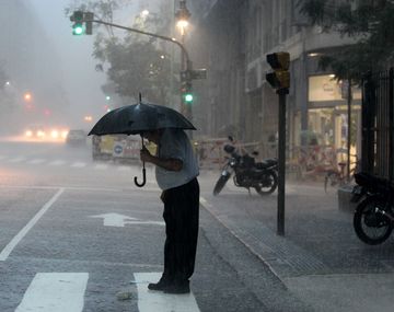Seguirá lloviendo en la Ciudad al menos hasta el viernes