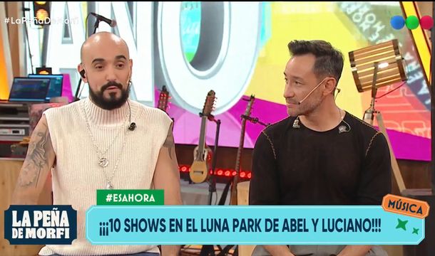 Luciano Pereyra y Abel Pintos confirmaron que harán un concierto juntos en el Luna Park