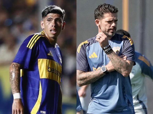 Gago define el futuro de Carlos Palacios en Boca: los antecedentes de Cavani y Medina