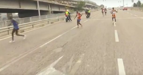 Perdieron la maratón por seguir la ruta equivocada