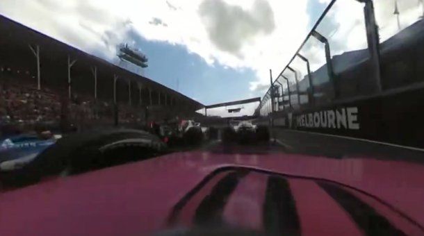 El video inédito de la destacada maniobra de Franco Colapinto en la largada del Gran Premio de Australia