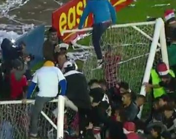 Se rompió un travesaño de Chacarita