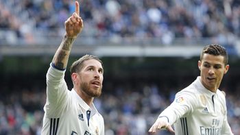 Ramos marcó dos para el Real Madrid ante el Málaga Ramos marcó dos para el Real Madrid ante el Málaga
