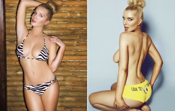 Helen Flanagan demostró que es una niña en su interior