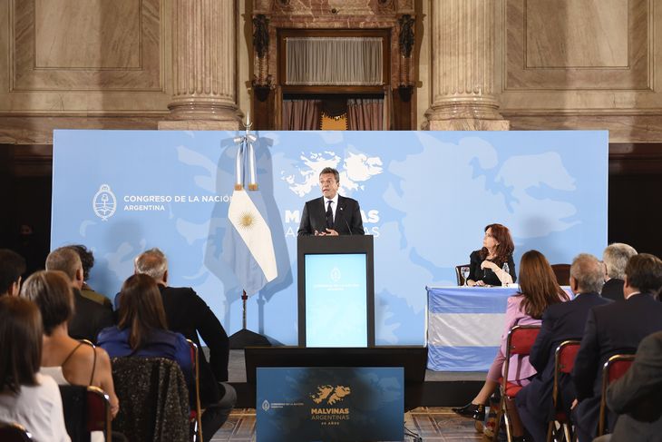 Sergio Massa: Algún día va a volver a flamear la Bandera Argentina en las Islas Malvinas