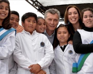 Vidal y Macri en el inicio del ciclo lectivo en la Provincia.