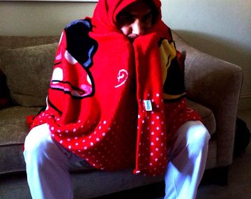 Así sufrió Federer el partido de Argentina y Suiza