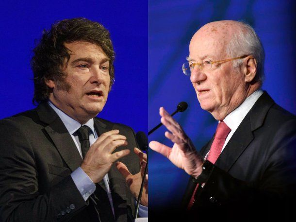 Javier Milei y Paolo Rocca.