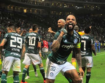 Felipe Melo es uno de los baluartes del mediocampo del Palmeiras