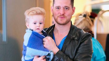 Michael Bublé y el pequeño Noah Michael Bublé y el pequeño Noah