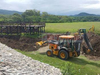 Excavaron cerca de la saca de Milagro Sala - Crédito: Tribuno de Salta