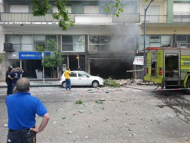 Explosión en un local de un edificio de Mar del Plata