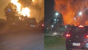 tragedia y fuego en ezeiza: cayo una avioneta sobre la central termica y exploto una fabrica de pinturas tragedia y fuego en ezeiza: cayo una avioneta sobre la central termica y exploto una fabrica de pinturas