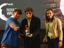 Dillom recibió el Premio Rodolfo Walsh en la UNLP: Sin la educación pública, no estaría acá