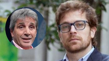 Ministro Luis Caputo y economista PabloMoldovan.