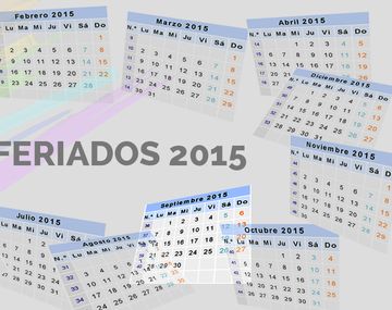Conocé todos los feriados de este 2015