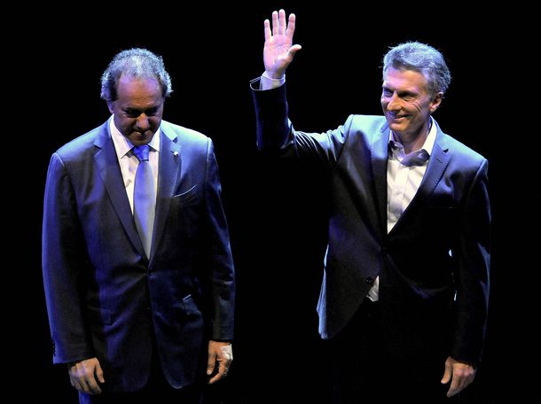 El #Debate entre Scioli y Macri en fotos
