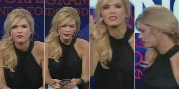 Mientras estaba al aire, le dijeron a Canosa que terminaba Zapping