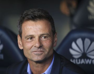 Diego Cocca cuando aún era técnico de Racing