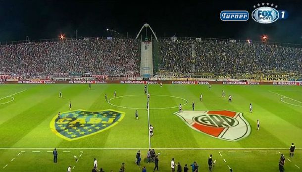 Fox Sports y Turner transmitiendo un Boca - River