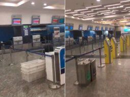 Video: el check-in de Aerolíneas en Aeroparque cuando arrancó el paro