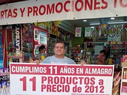 Un kiosko cumplió 11 años y ofrece golosinas a precios de 2012