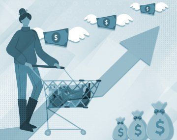 La inflación de julio fue del 6