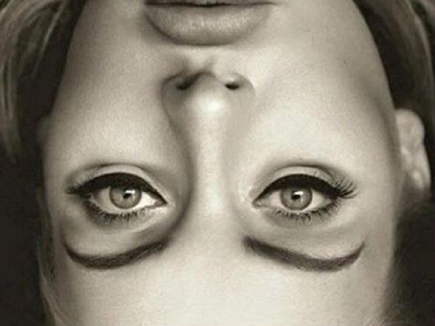 La foto de Adele que juega con la ilusión óptica