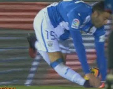 El defensor hizo un mal movimiento y espera los resultados