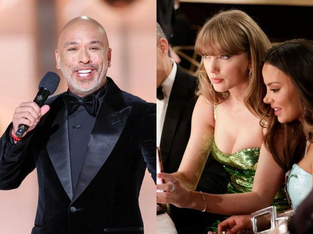 No le gustó nada: la reacción de Taylor Swift a una broma en los Golden Globes