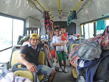 Una familia tucumana vive en un ómnibus&nbsp;
