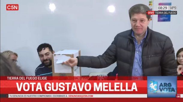 Tierra del Fuego: Gustavo Melella votó y realizó una fuerte critica a la Justicia y a la oposición