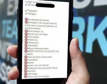 Publicó en Tinder los 19 requisitos para salir con ella y estallaron los memes