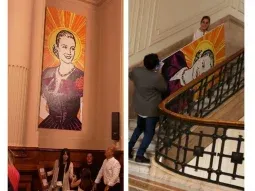 Qué pasó con el cuadro de Evita del Senado