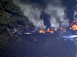 Se estrelló un avión de la marina estadounidense en Mississipi Se estrelló un avión de la marina estadounidense en Mississipi
