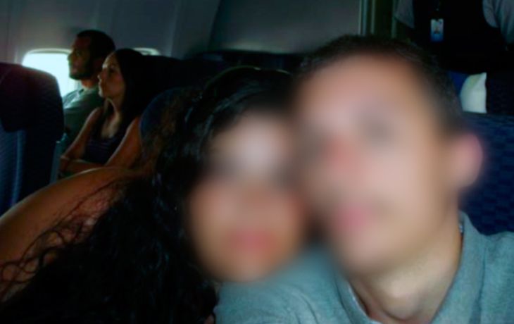 Natalia y su marido, Santiago Corona, el presunto asesino de su padre