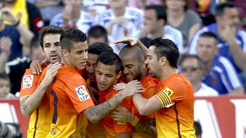 sin messi, el barcelona goleo al zaragoza y se acerca al titulo sin messi, el barcelona goleo al zaragoza y se acerca al titulo