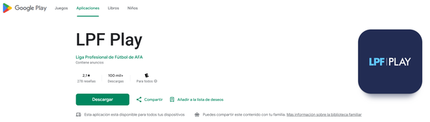 C&oacute;mo descargar la aplicaci&oacute;n de la AFA en Android