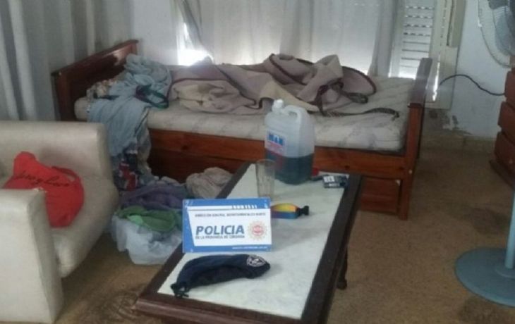 Así encontró la policía el lugar