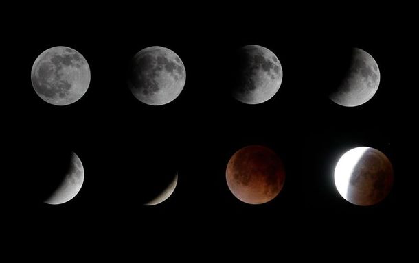 Completó su fase final el eclipse y la luna recuperó su color habitual
