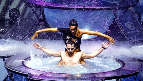 Volvió Paula Chaves y arrasó en el Aquadance