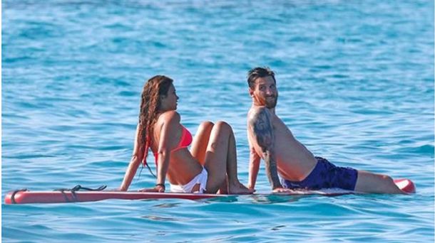 La luna de miel de Messi y Antonela