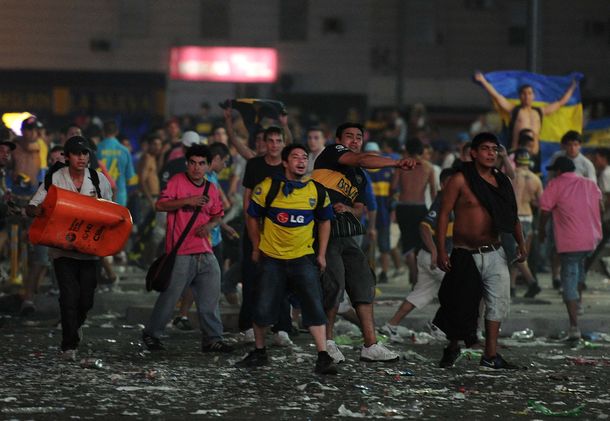 Los destrozos de los hinchas de Boca costarán unos $500 mil