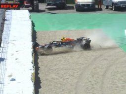 el fuerte choque de checo perez en la formula 1
