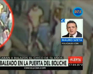 Así balearon a un joven en la puerta de un boliche de Hurlingham