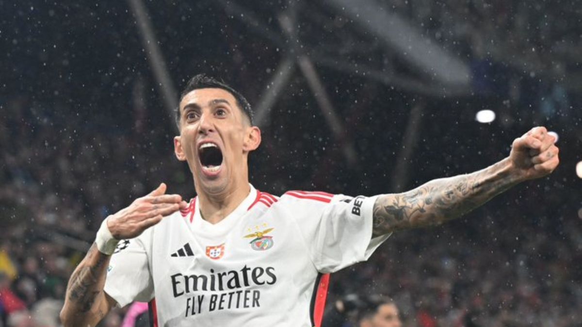 El Golazo Olímpico De Ángel Di María Para El 1 0 Del Benfica