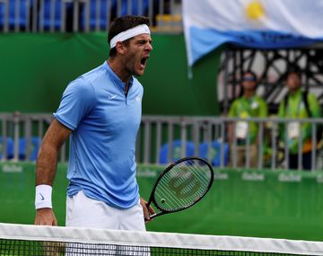 Enorme: Del Potro sacó adelante un duro partido