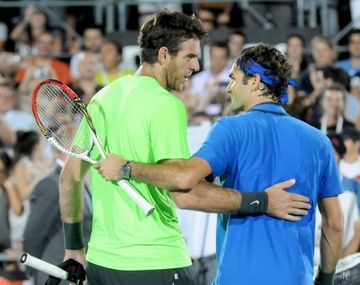 Federer cerró su visita con una victoria ante Del Potro en Tigre