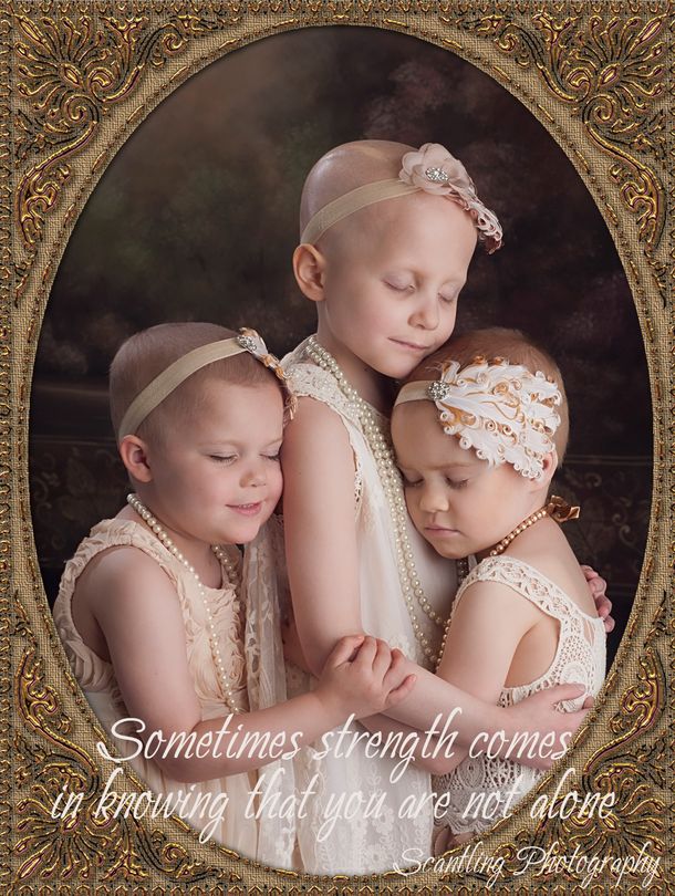 La tierna foto de tres niñas que se convirtió en un viral lleno de esperanza